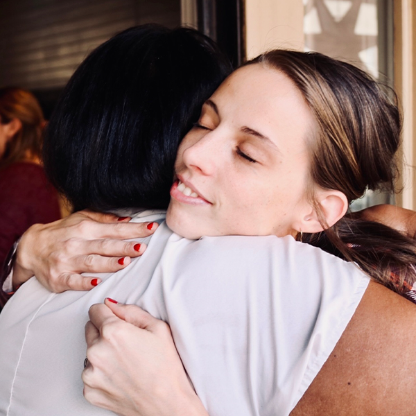 Hugging